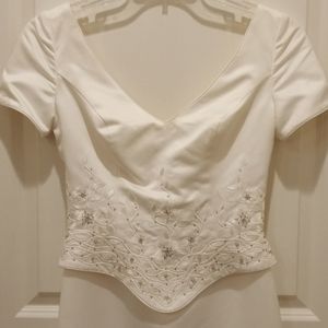 Sheath Style Wedding Gown